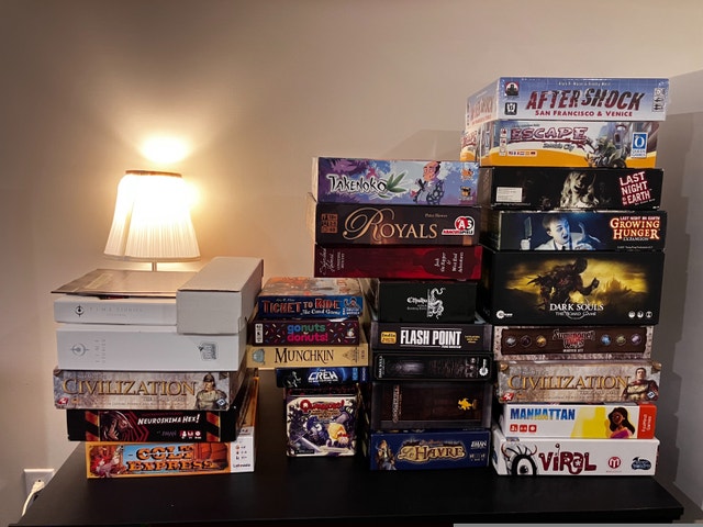 Board Game Haul (needs new play space!)