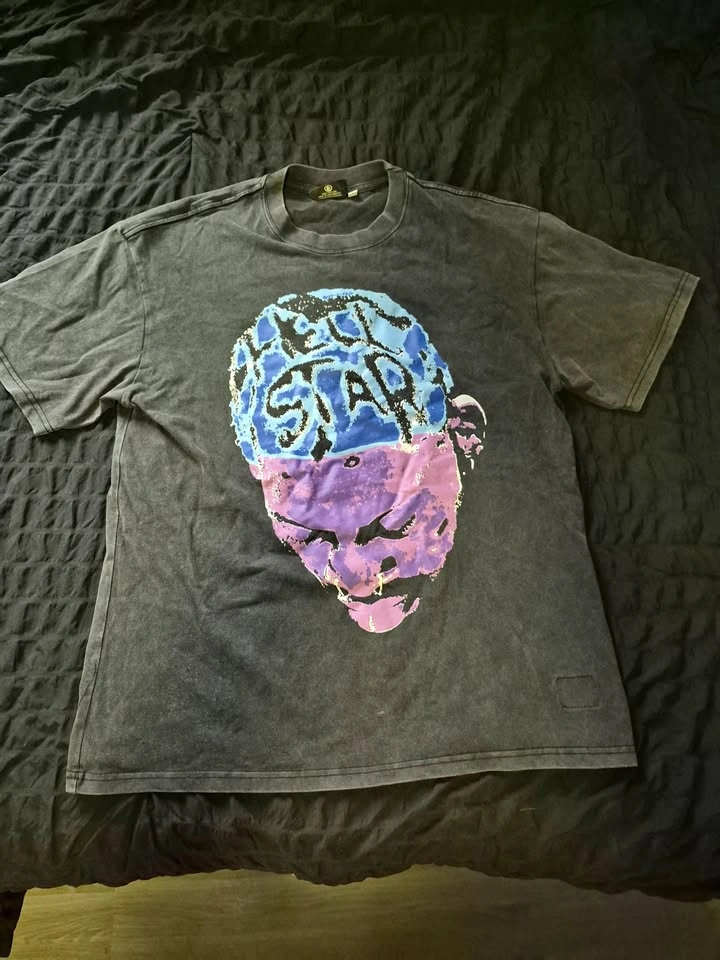 Hellstar Graphic Tee Purple - Large - Ready Today