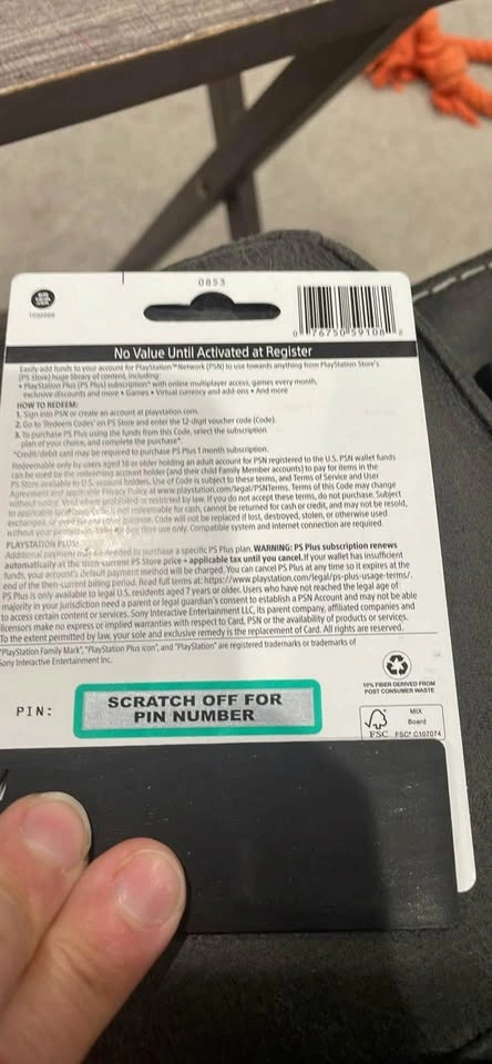 PlayStation Card - photo 2