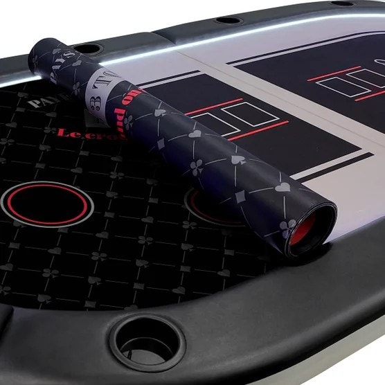 Barrington 10-player Poker Table with LED Lights - photo 3
