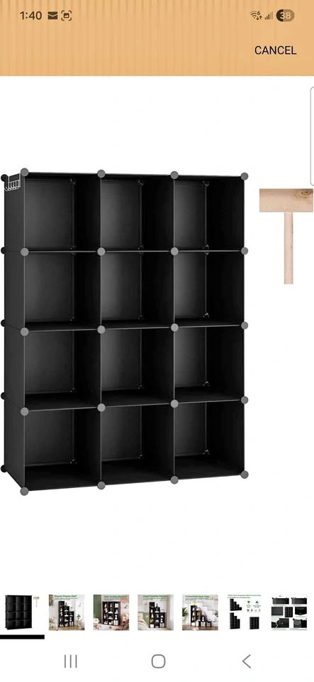 12-Cube Storage Organizer