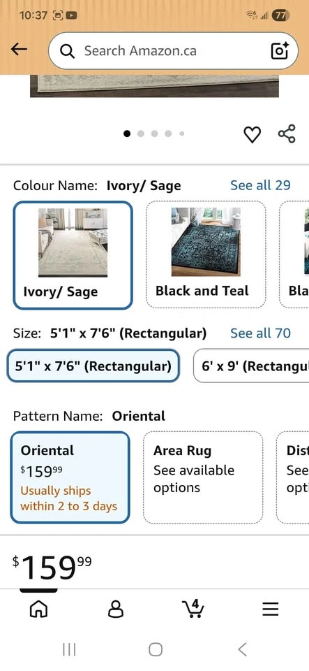 5x7 Wayfair Carpet New - photo 2