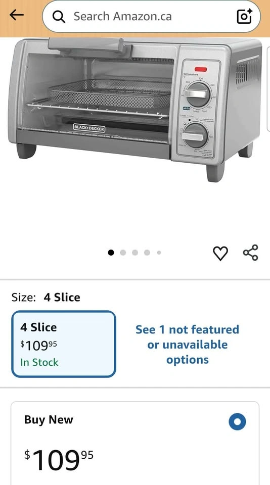 BLACK+DECKER 4-Slice Toaster Oven - photo 3