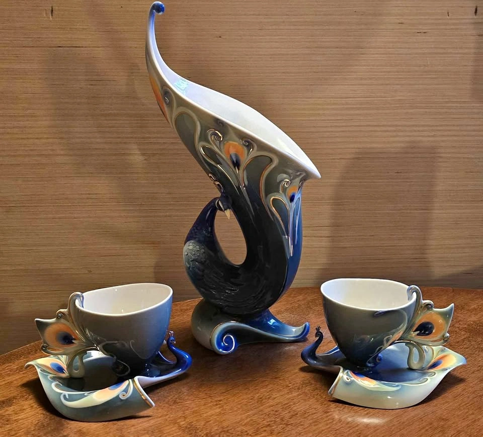 Franz Porcelain "Magnificent Peacock" Collection