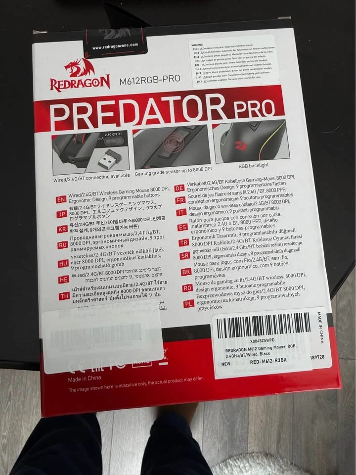 Redragon M612RGB-PRO Predator Pro Wireless Gaming Mouse - photo 3