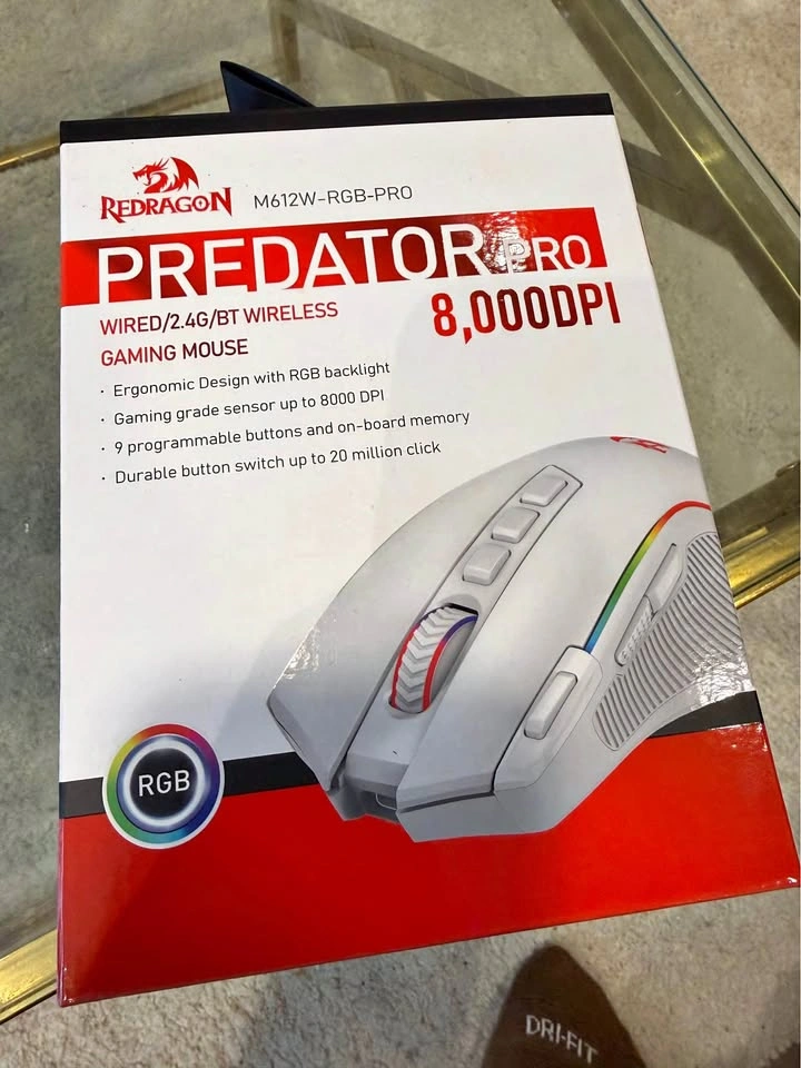 Redragon Predator Pro M612W RGB Wireless Gaming Mouse