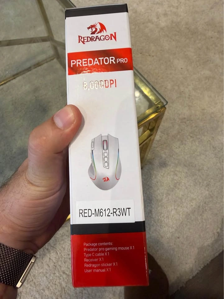 Redragon Predator Pro M612W RGB Wireless Gaming Mouse - photo 3