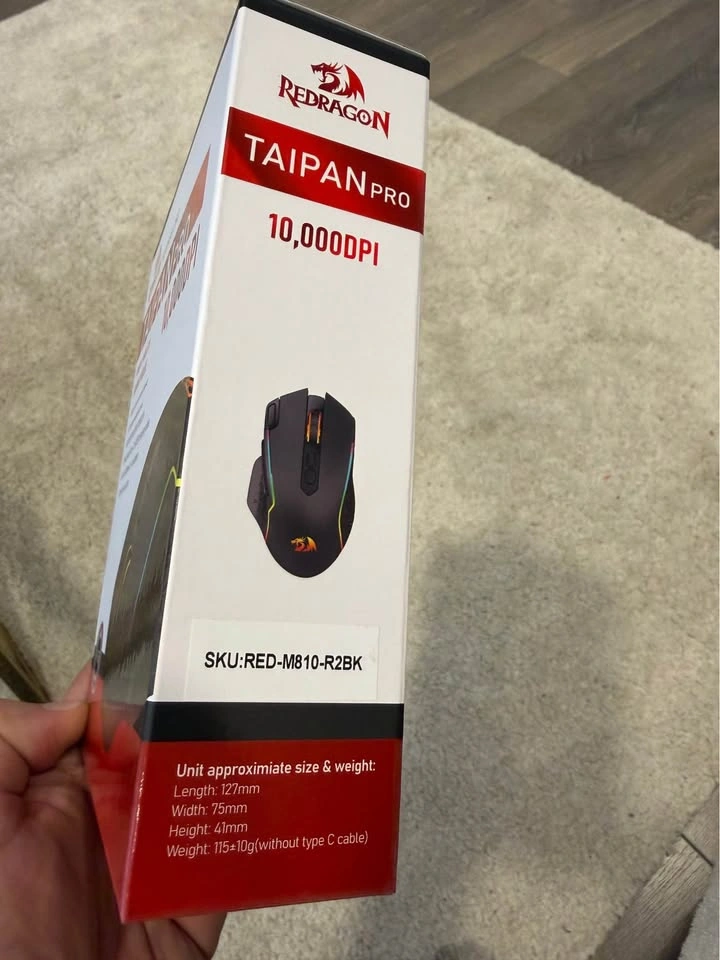 Redragon Taipan Pro RGB Gaming Mouse Wired & Wireless - photo 3