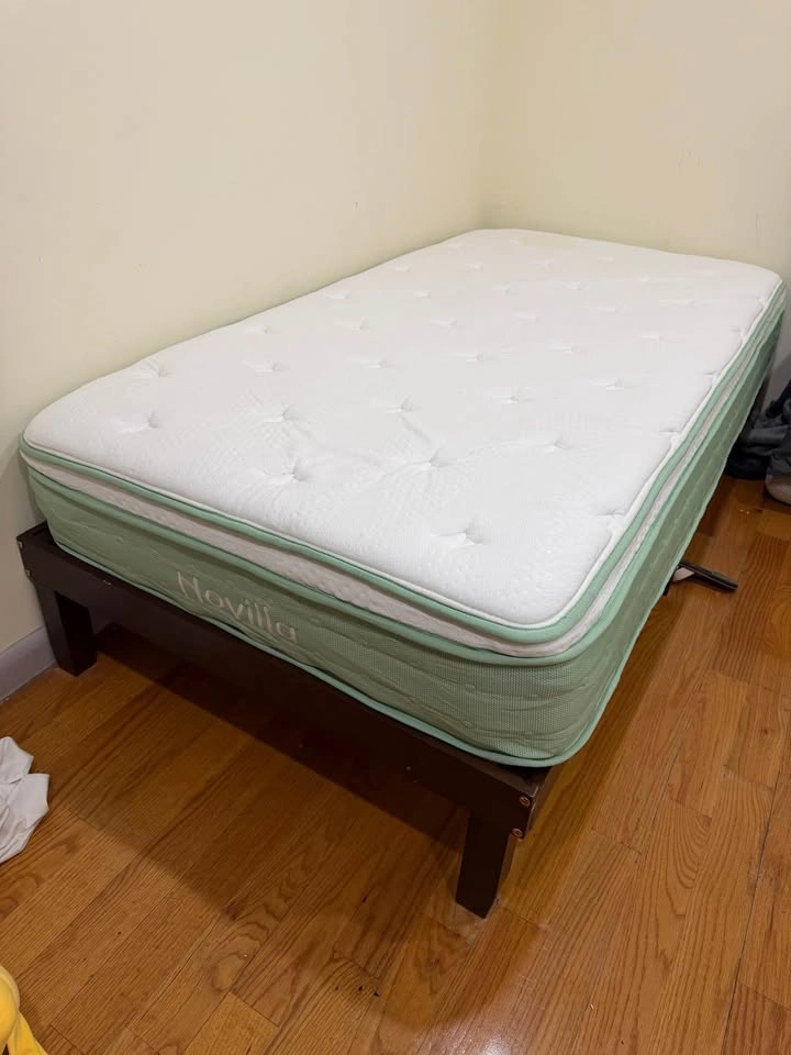 Twin Bed Frame + Novilla Mattress - Very Comfortable - photo 4