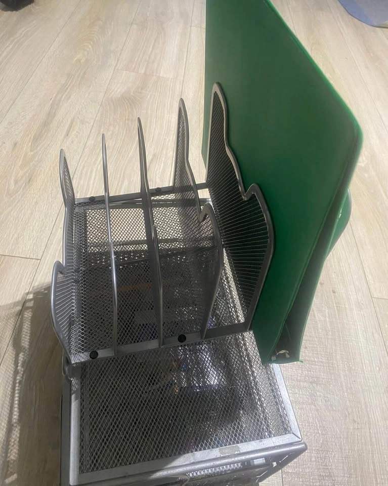 Metal Multi-Tier Desk Organizer with Drawer - photo 5