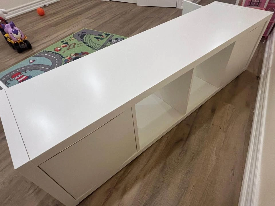 IKEA Kallax 4-Cube Shelving Unit with Doors - photo 3
