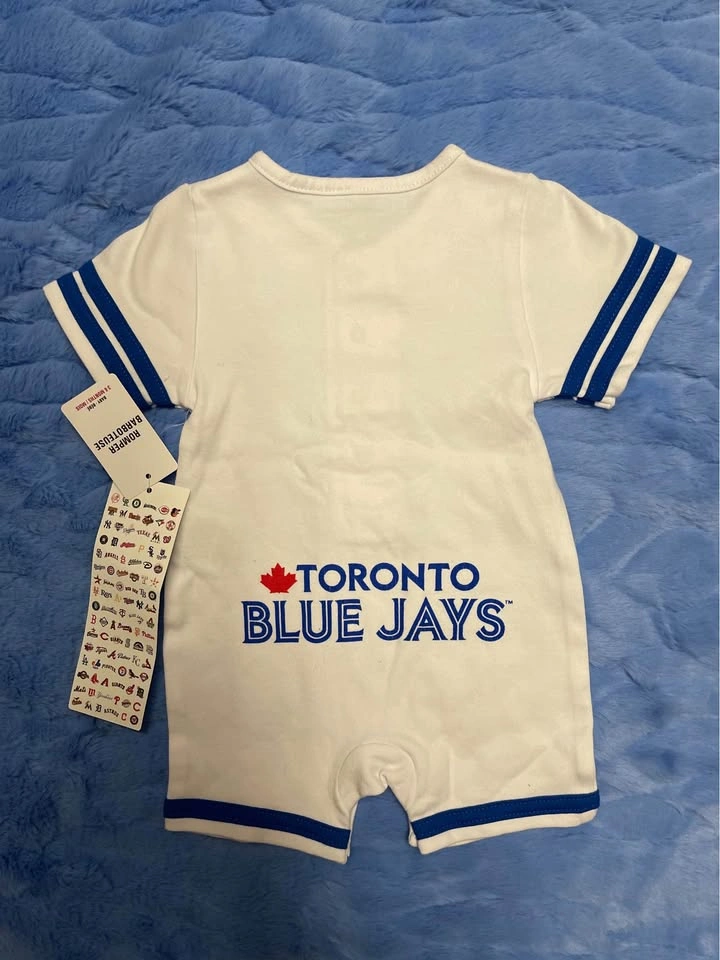 Toronto Blue Jays Baby Romper Size 3-6 Months - photo 2