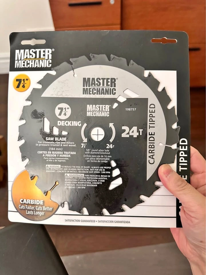 Master Mechanic 7-1/4" Decking Saw Blade - 24T