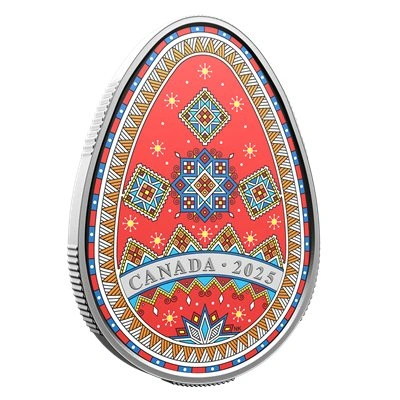 2025 Pysanka Egg Coin (Royal Canadian Mint) - Limited Edition - photo 2