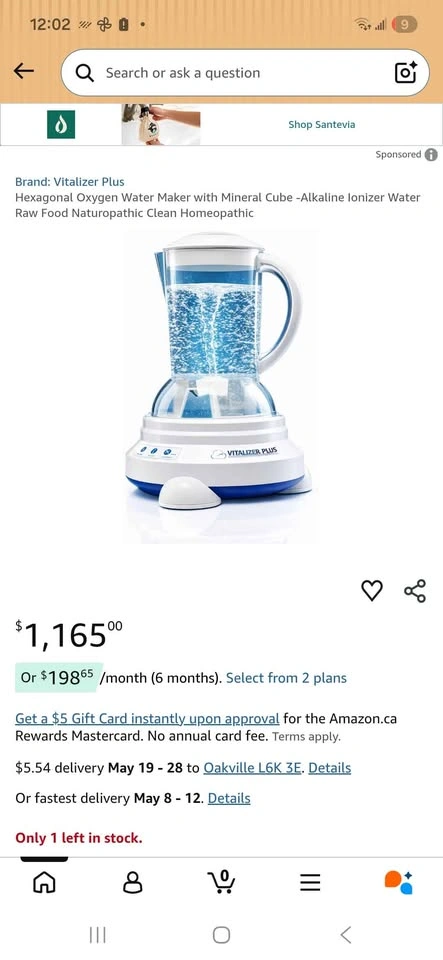Vitalizer Plus Hexagonal Oxygen Water Maker - photo 4