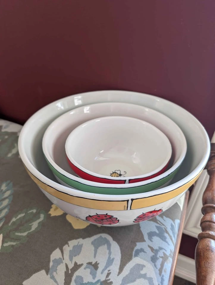 Bugz Nesting Bowls Set - Ladybug,Dragonfly, Bee - photo 3
