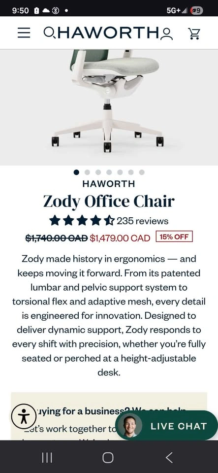 2▪︎Haworth Zody Office Chair - photo 2