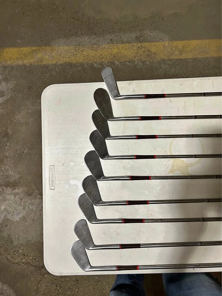 Vintage Golf Irons Set w/ Canvas Bag