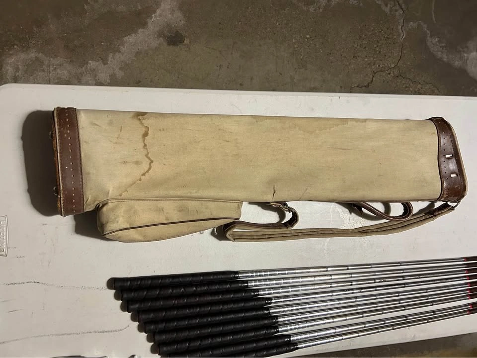Vintage Golf Irons Set w/ Canvas Bag - photo 2