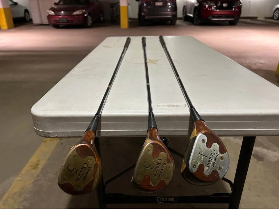 Vintage PowerBilt Citation Golf Clubs Set (1, 3, 5 Woods) - photo 2