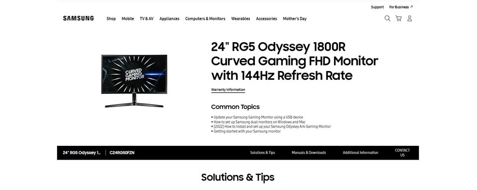 Samsung Curved Gaming Monitor 24" RG5 Odyssey - photo 4