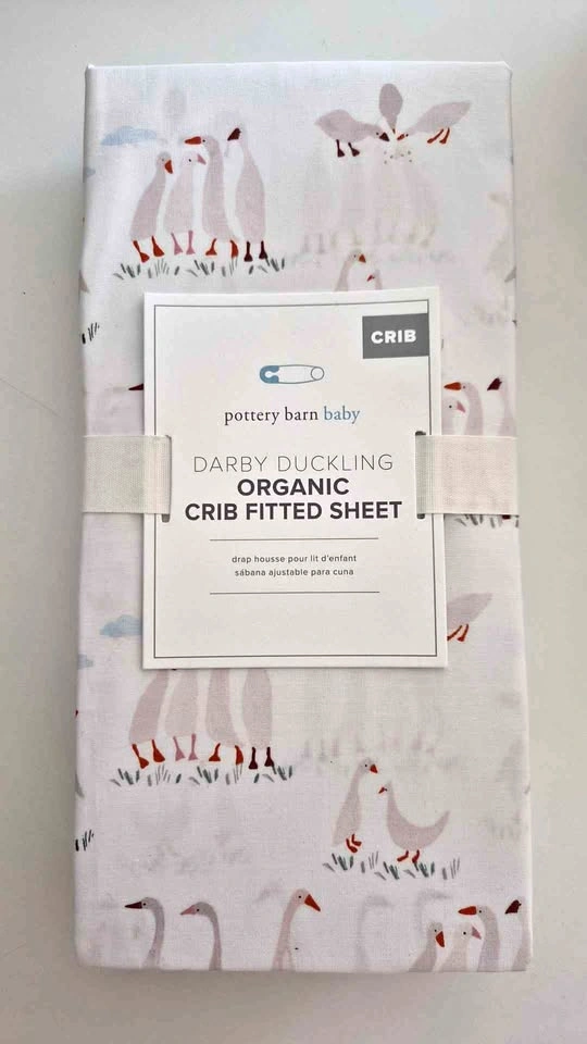 Pottery Barn crib fitted sheet