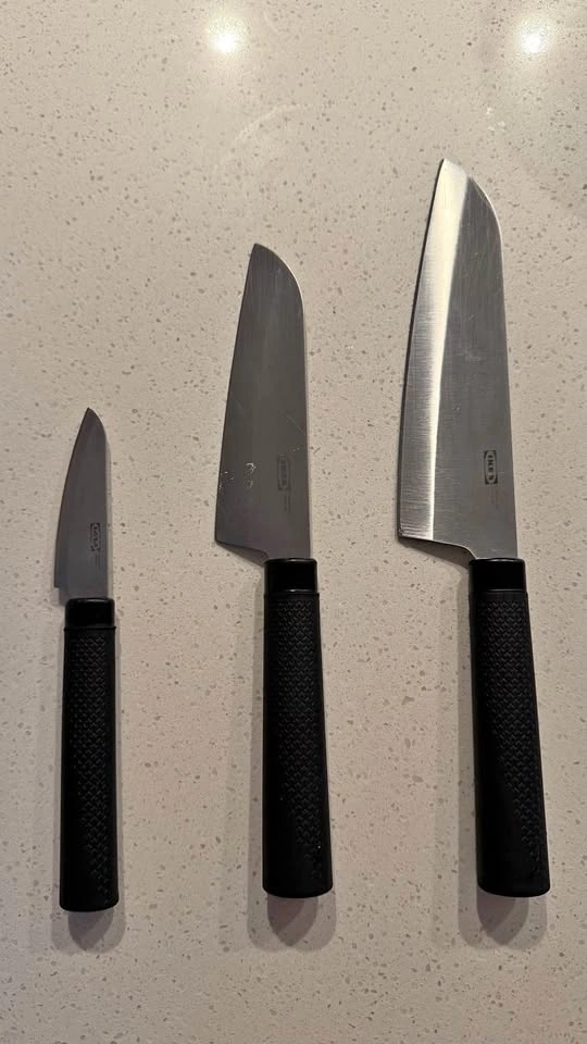 IKEA 3 Knives Set