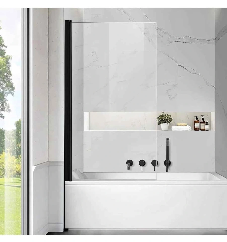 Frameless Tub Shower Door 30" W*55" H
