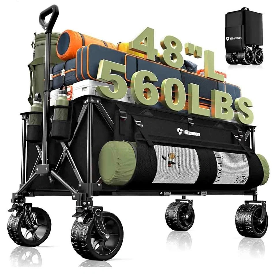 Extra Large Foldable Wagon Cart - 300L Capacity