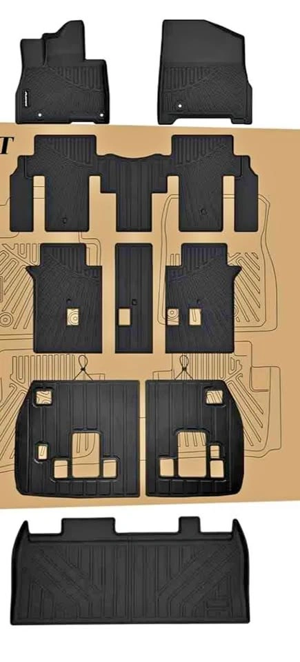 KIA Carnival Hybrid 8 Seat Floor Mats (2025-2026)