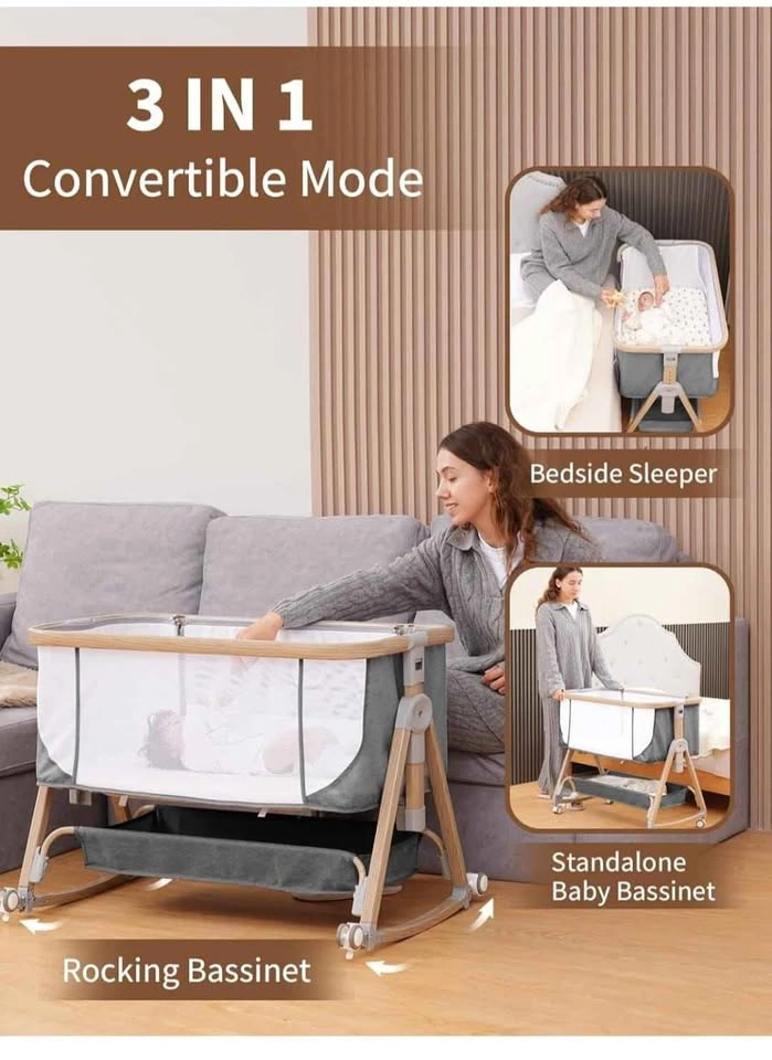 Baby Bassinet Bedside Sleeper - 3 in 1 - photo 5