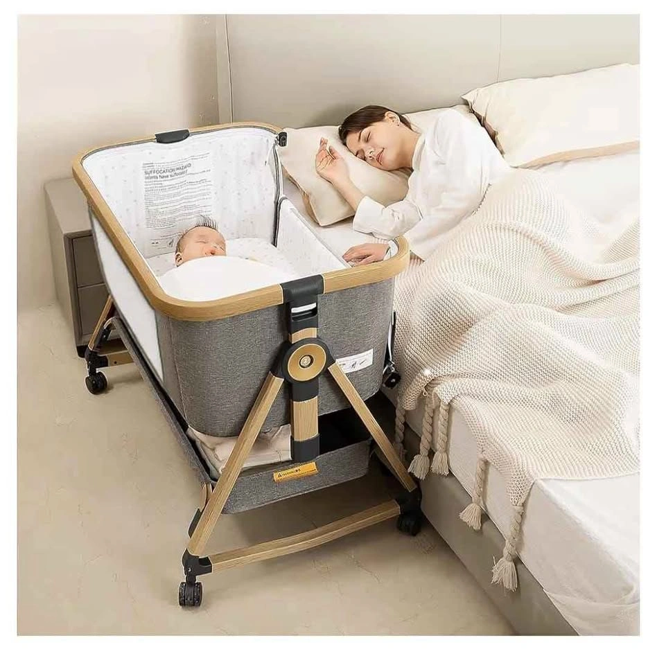 Maydolly 3-in-1 Baby Bassinet Bedside Crib