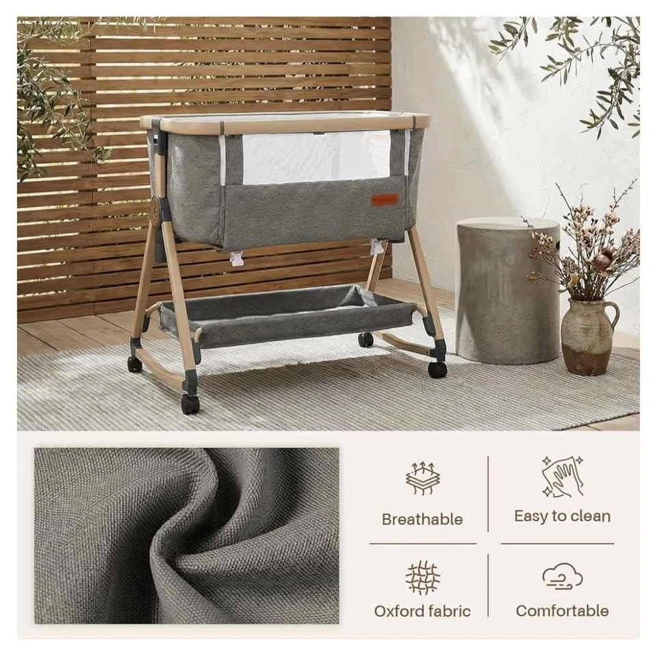 Maydolly 3-in-1 Baby Bassinet Bedside Crib - photo 5