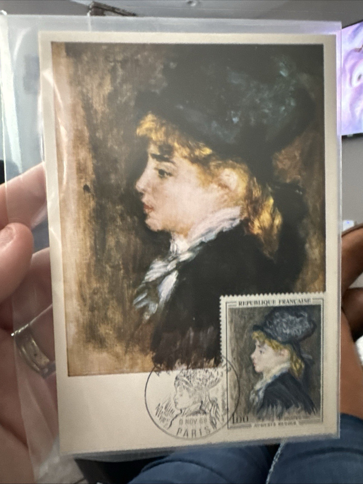 1968 - Portrait of Model by Auguste Renoir (K134)