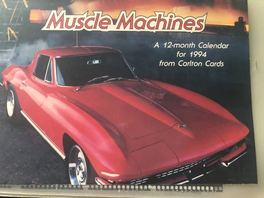 Vintage Muscle car Snapshots calendars image indicator(3)
