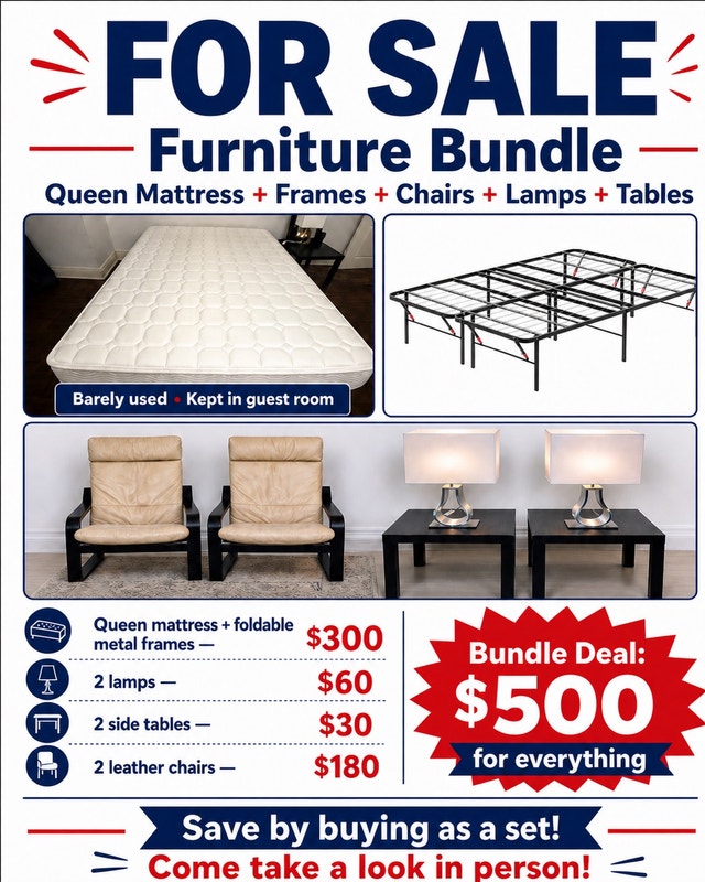 Furniture Bundle for Sale