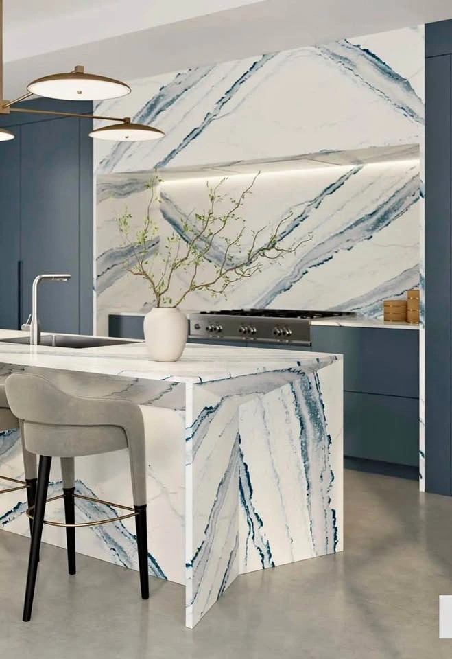 Cambria Quartz Countertop Slab - Inverness Bristol Bay