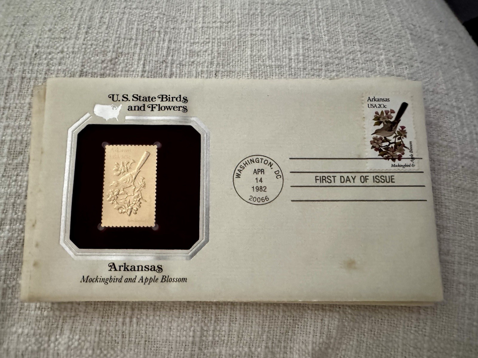 50 US Stamps First day covers state birds  22kt Gold Covered - photo 4