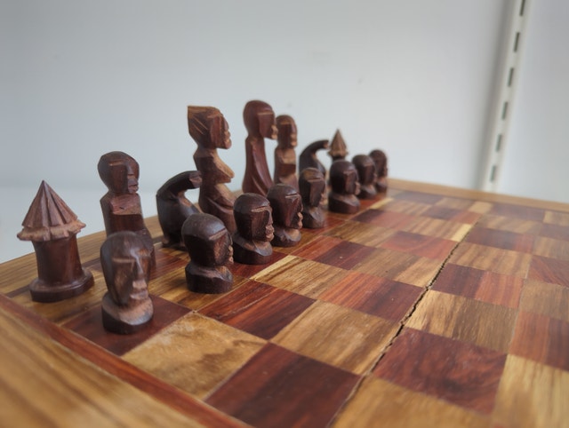 Hand Carved South African Chess Set - photo 2