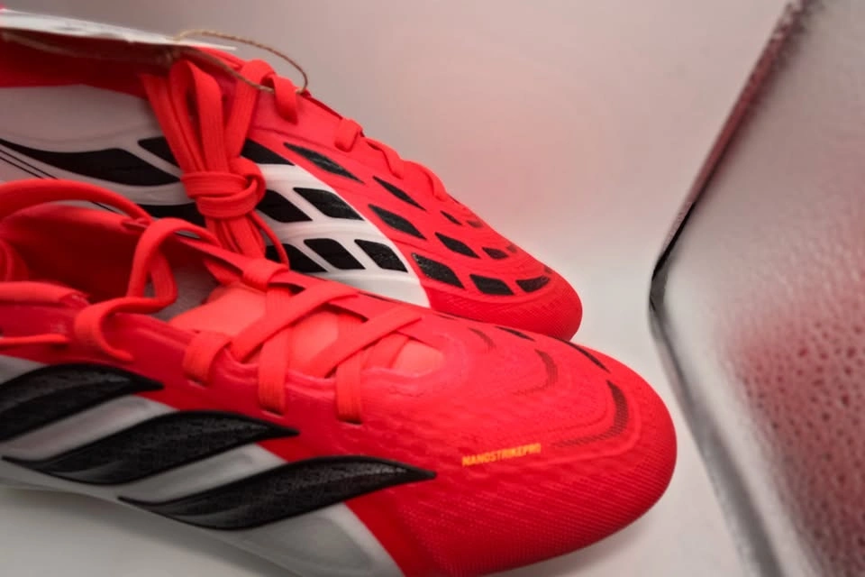 Adidas Predator Pro FG Soccer Cleats Size 11 Red/White/Black - photo 2