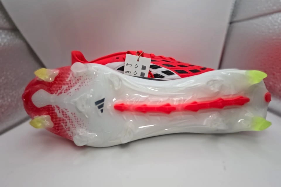 Adidas Predator Pro FG Soccer Cleats Size 11 Red/White/Black - photo 5