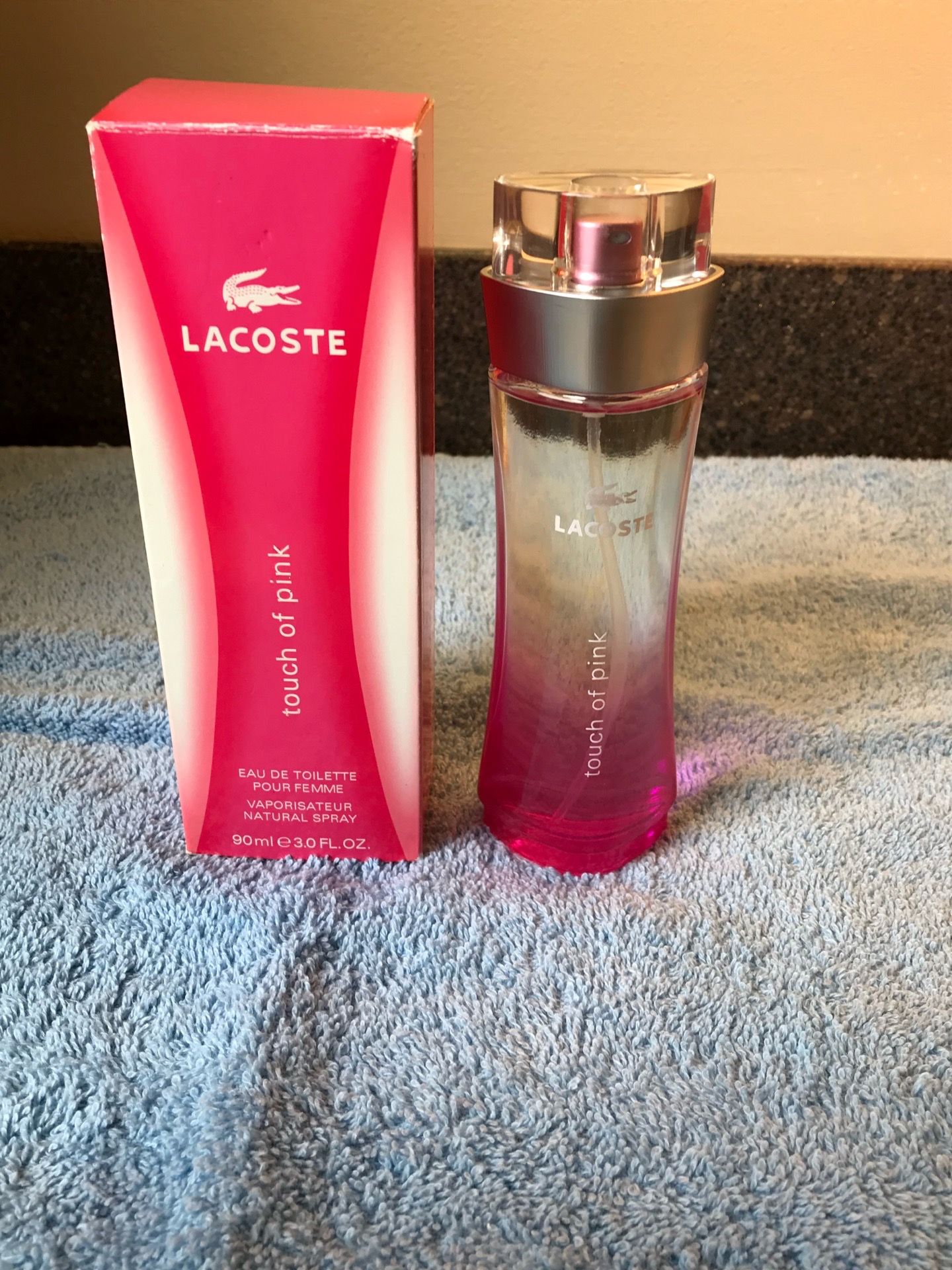 LACOSTE - TOUCH OF PINK EAU DE TOILETTE NATURAL SPRAY 3.0oz