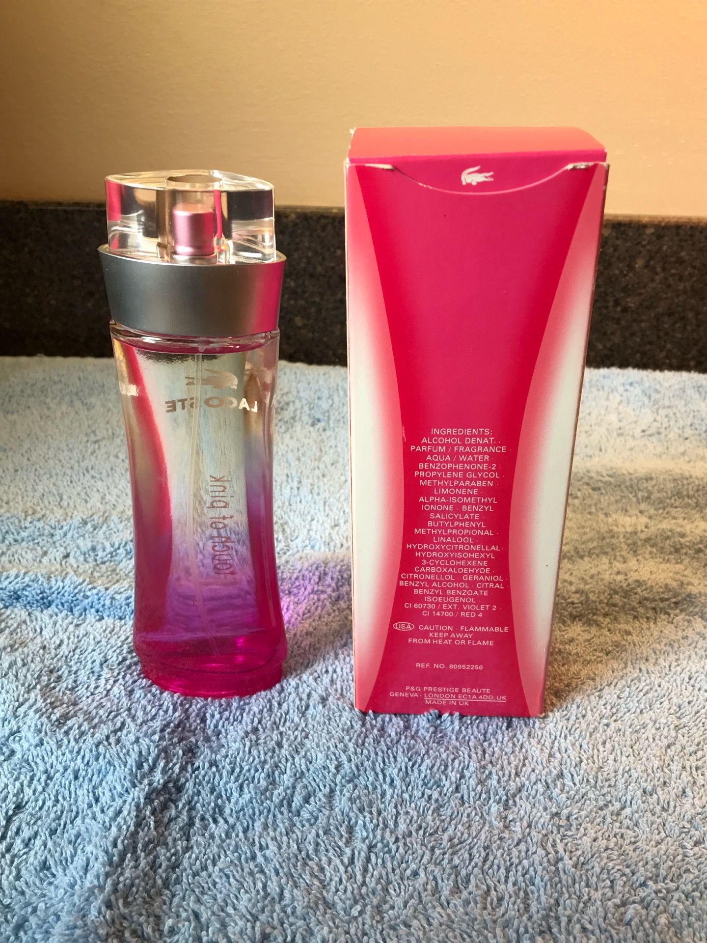 LACOSTE - TOUCH OF PINK EAU DE TOILETTE NATURAL SPRAY 3.0oz - photo 2