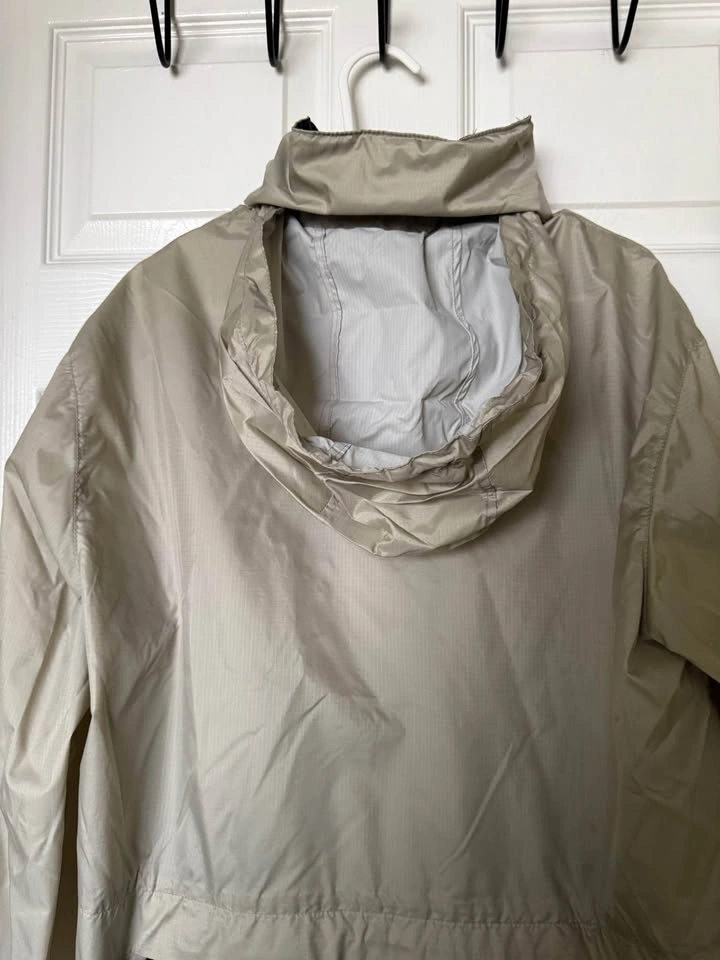 Vintage C&A Beige Windbreaker with Stowaway Hood – Size L - photo 4