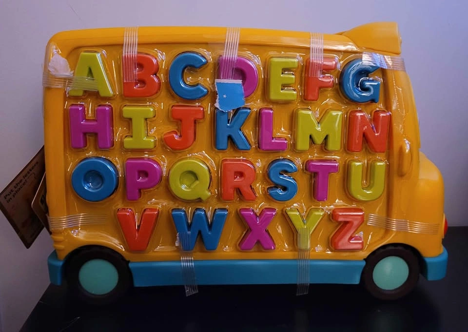 B.Toys Magnetic Alphabet School Bus - photo 2