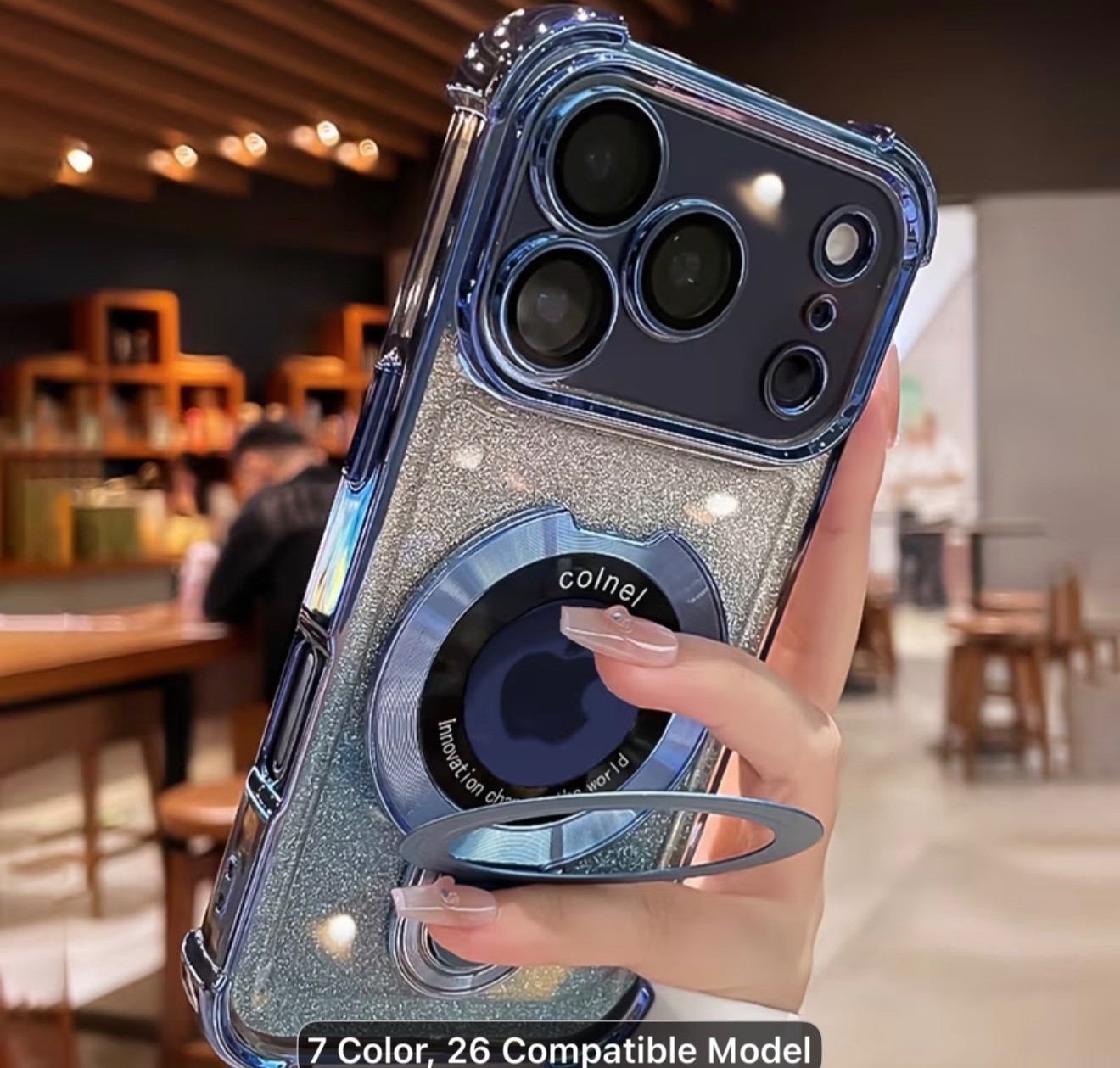 Shockproof Glitter Case for iPhone 17 Promax - photo 2
