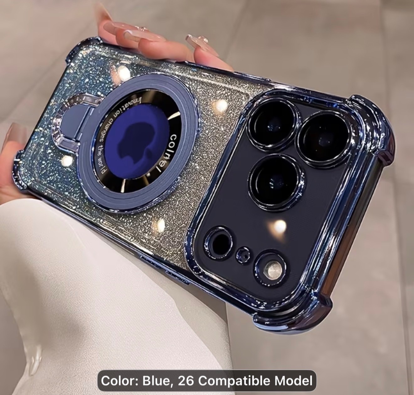 Shockproof Glitter Case for iPhone 17 Promax - photo 4