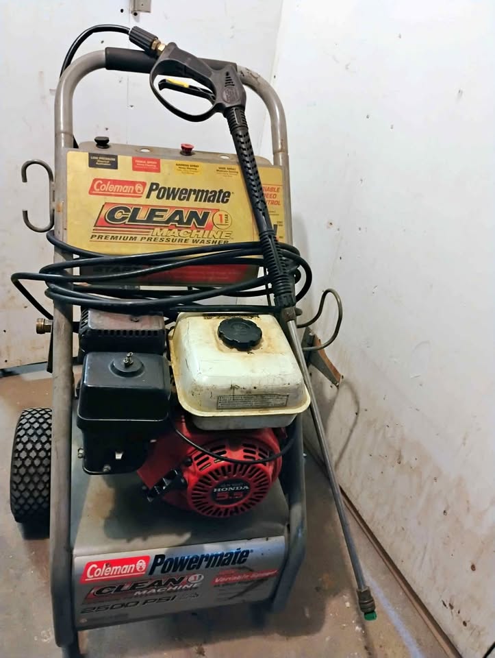 2 power washer machines as-is $80 each needs tune up...