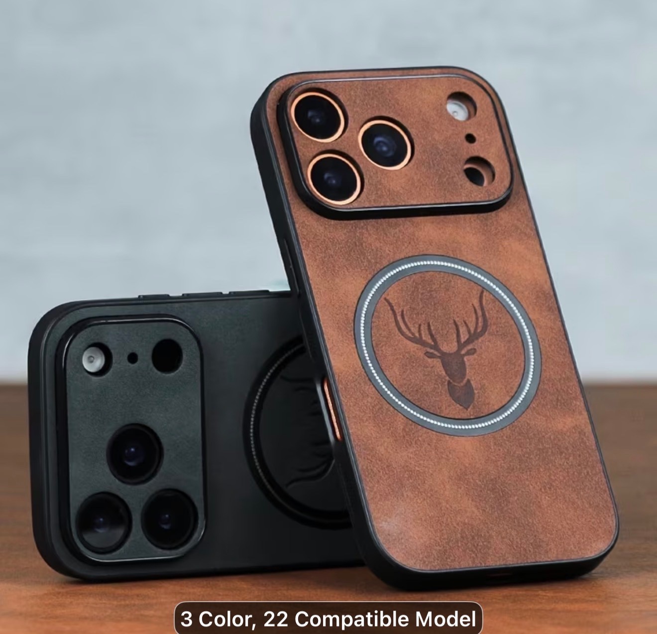 Luxury Retro Faux Sheepskin Case for iPhone 17 Pro Max - photo 5