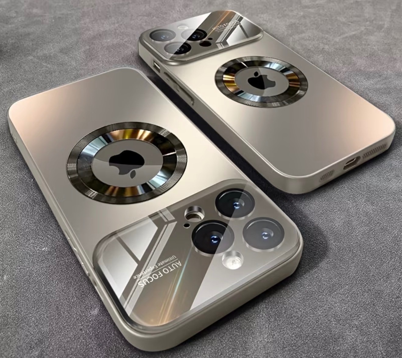 Luxury Titanium Glass Window Magnetic Phone Case for iPhone 17 P - photo 4
